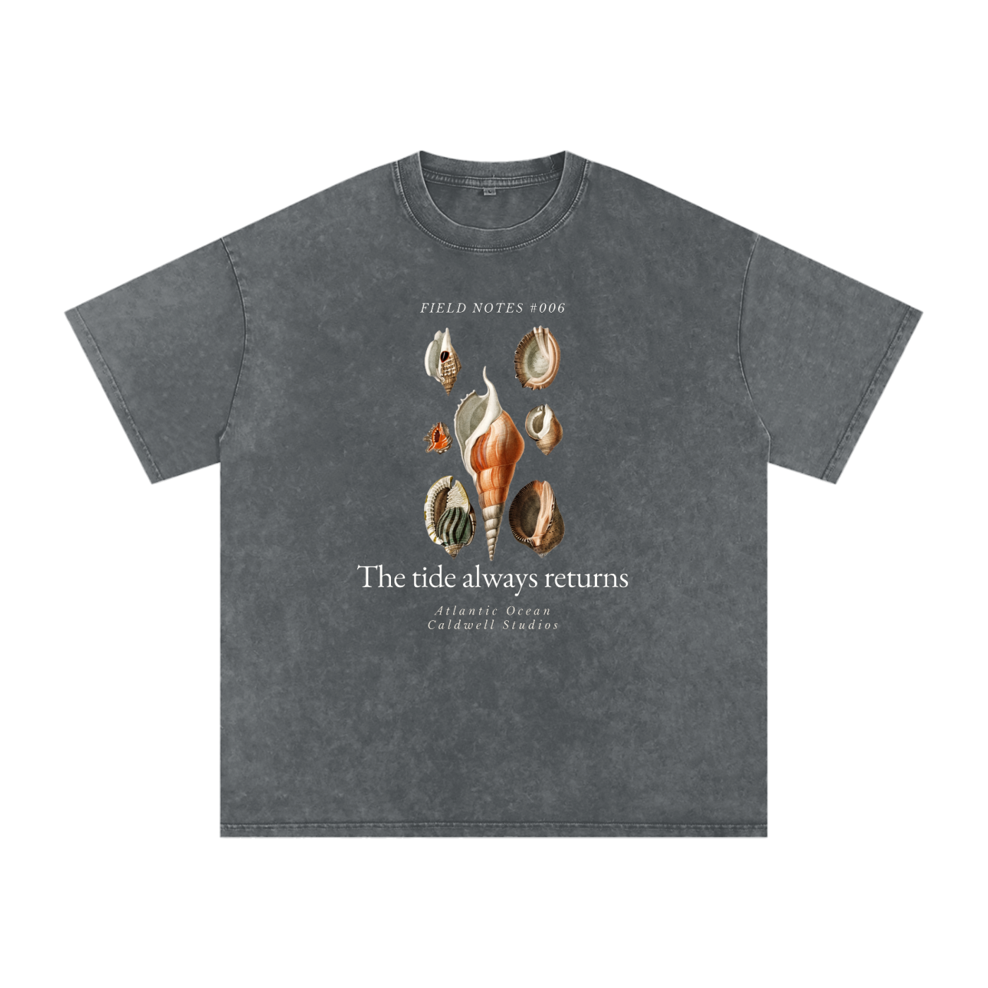 Field NotesSnow Washed Oversized Cotton T-Shirt