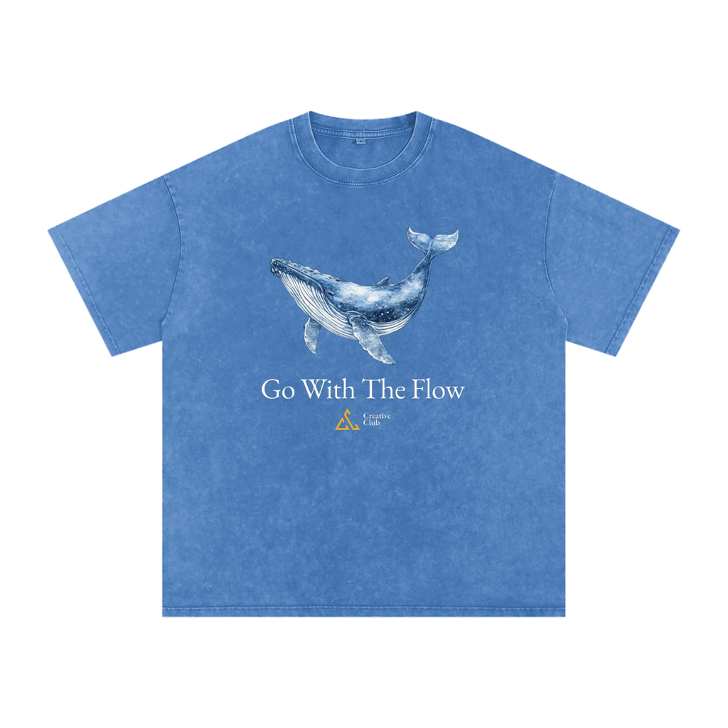 Field Notes Snow Washed Oversized Cotton T-Shirt