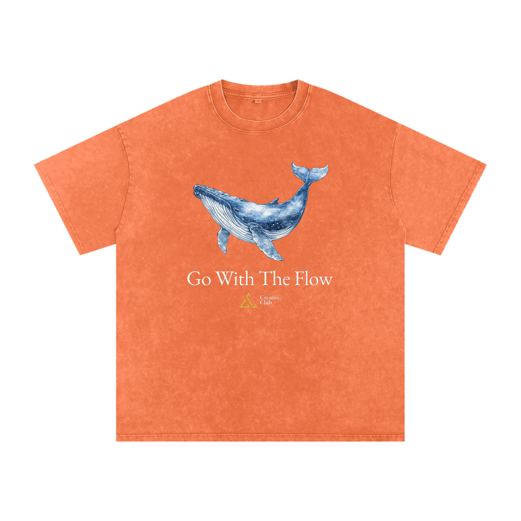 Field Notes Snow Washed Oversized Cotton T-Shirt