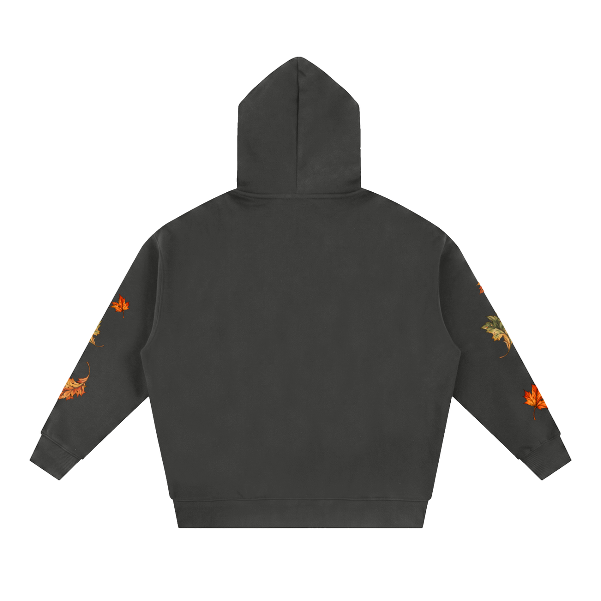 Seasonal Leaf Oversized Fleece Hoodie