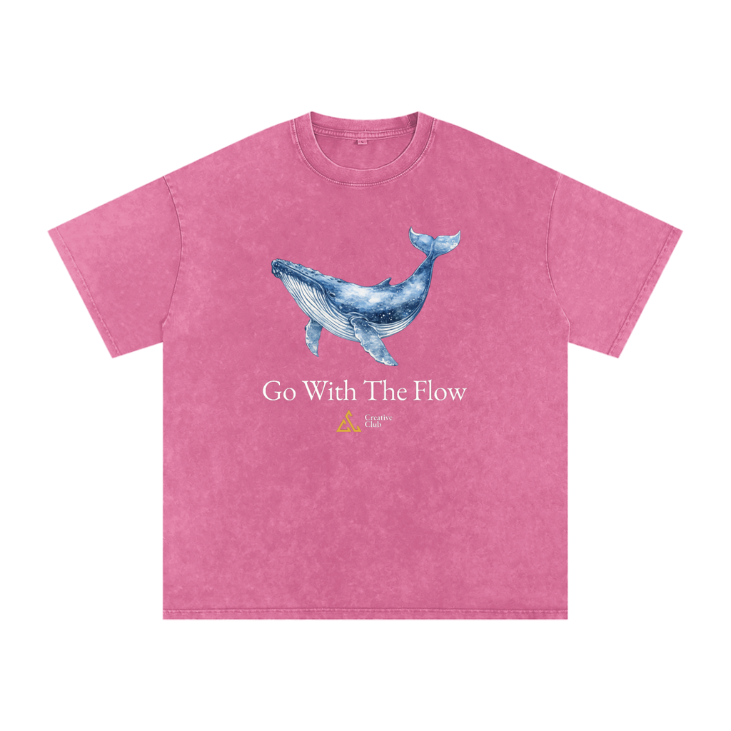 Field Notes Snow Washed Oversized Cotton T-Shirt