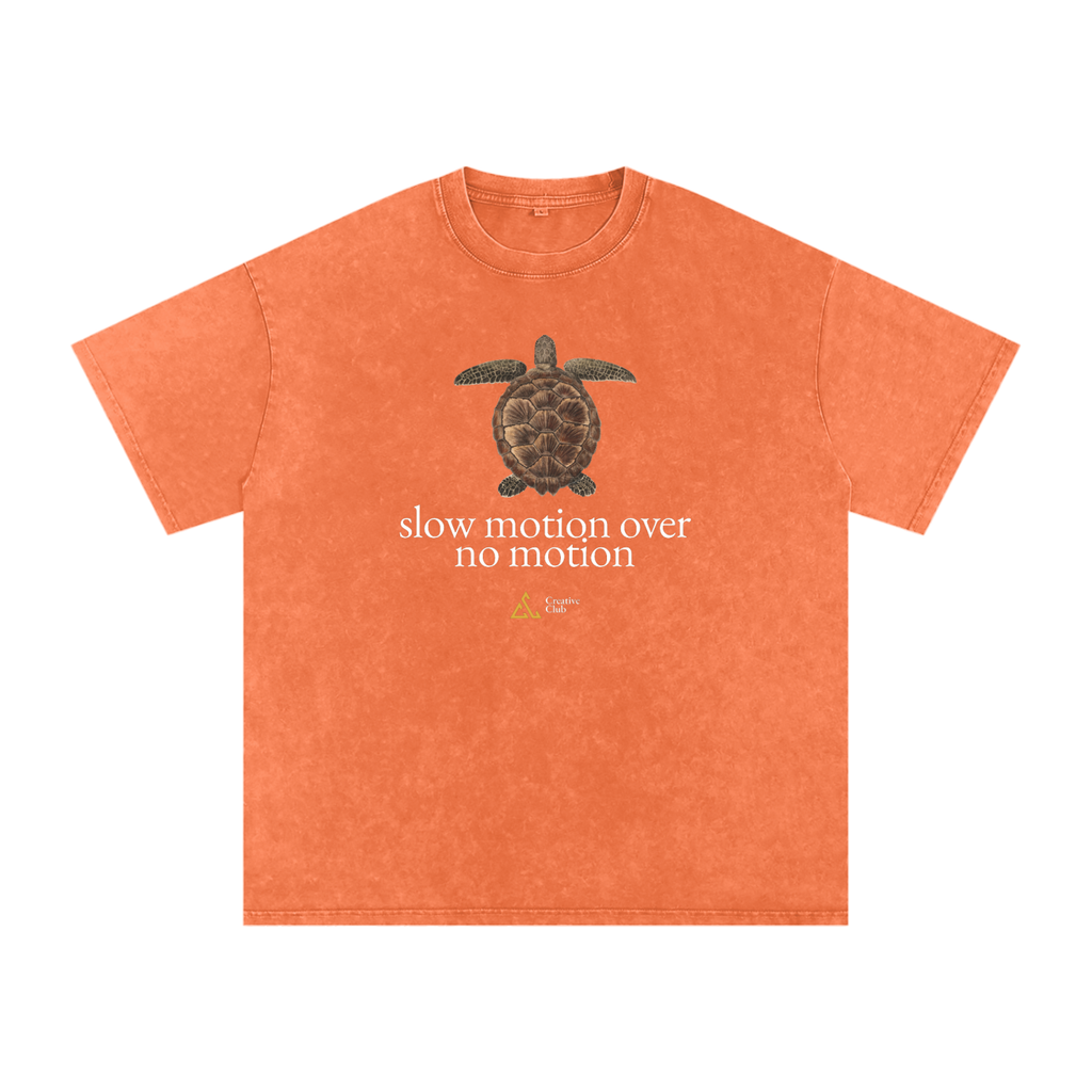 Field Notes Collection Snow Washed Oversized Cotton T-Shirt