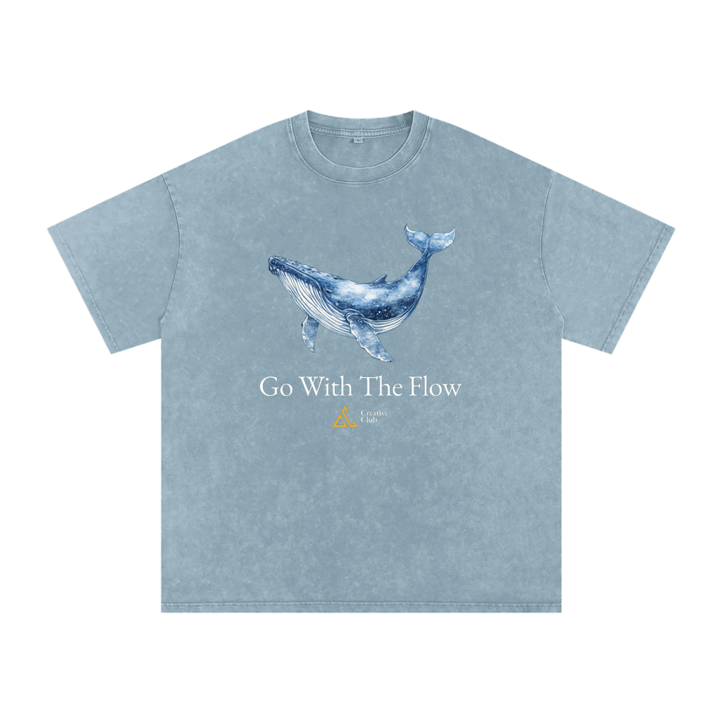 Field Notes Snow Washed Oversized Cotton T-Shirt