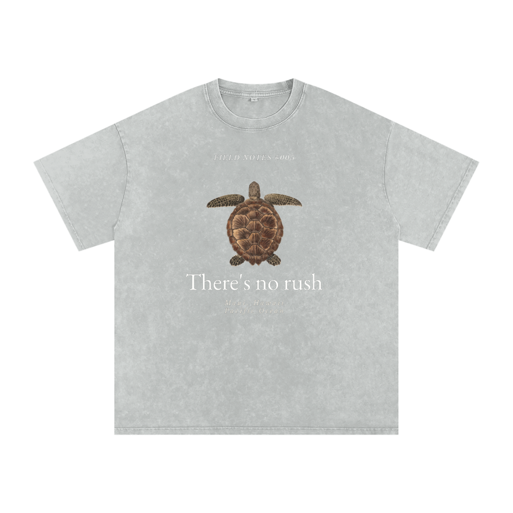 Field Notes Collection Snow Washed Oversized Cotton T-Shirt
