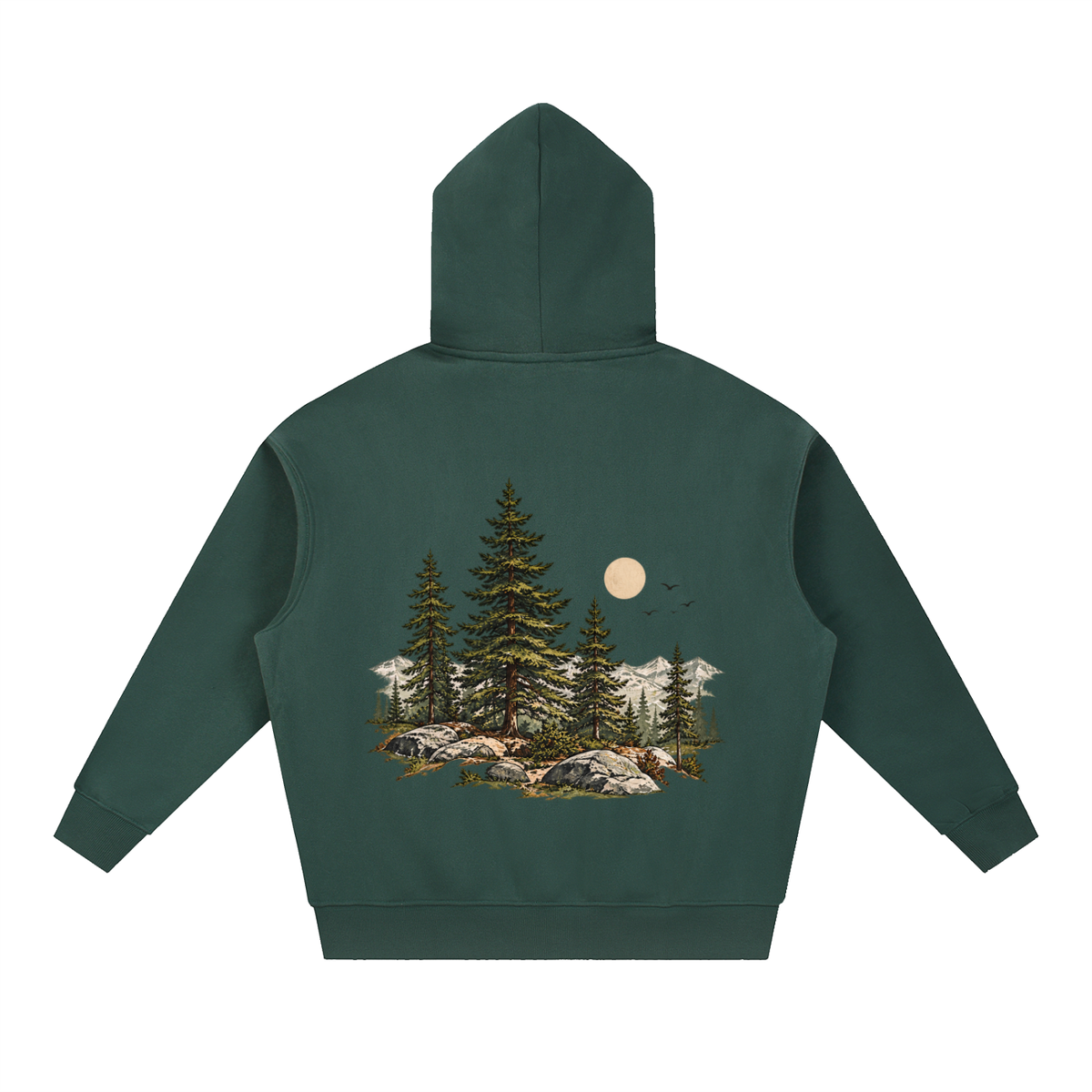 Seasonal Essential Oversized Fit Fleece Hoodie