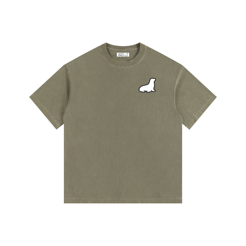 Vintage Washed Oversized Cotton T-Shirt