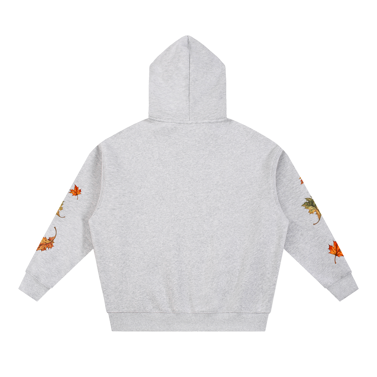 Seasonal Leaf Oversized Fleece Hoodie