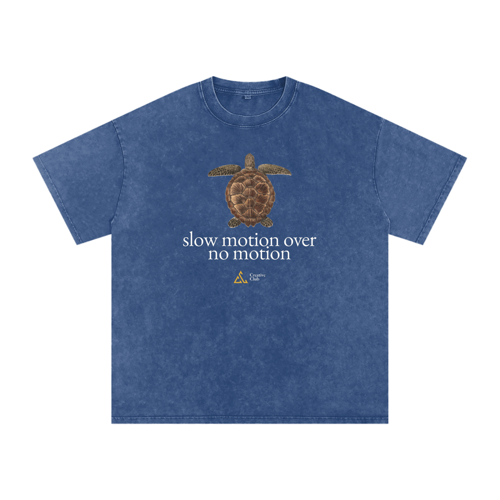 Field Notes Collection Snow Washed Oversized Cotton T-Shirt