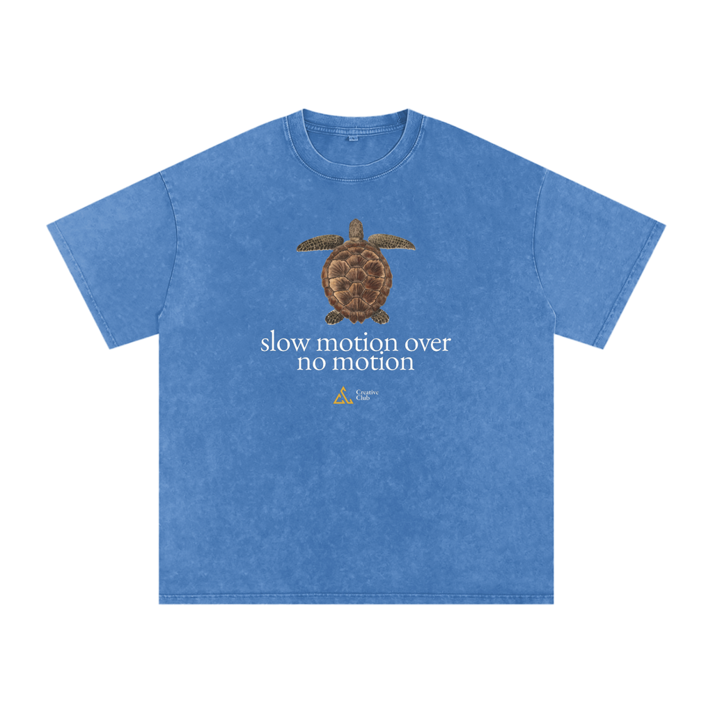 Field Notes Collection Snow Washed Oversized Cotton T-Shirt