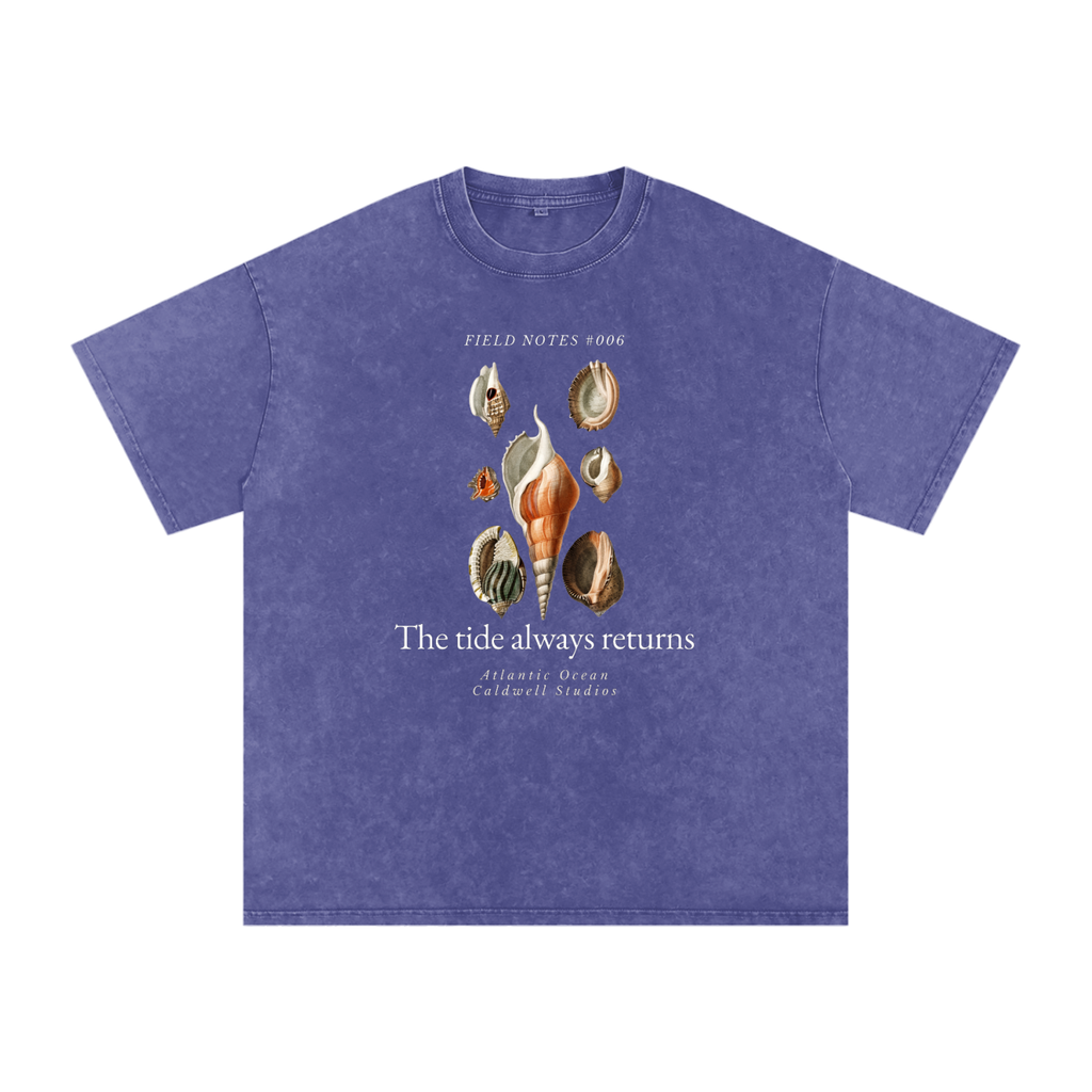 Field NotesSnow Washed Oversized Cotton T-Shirt