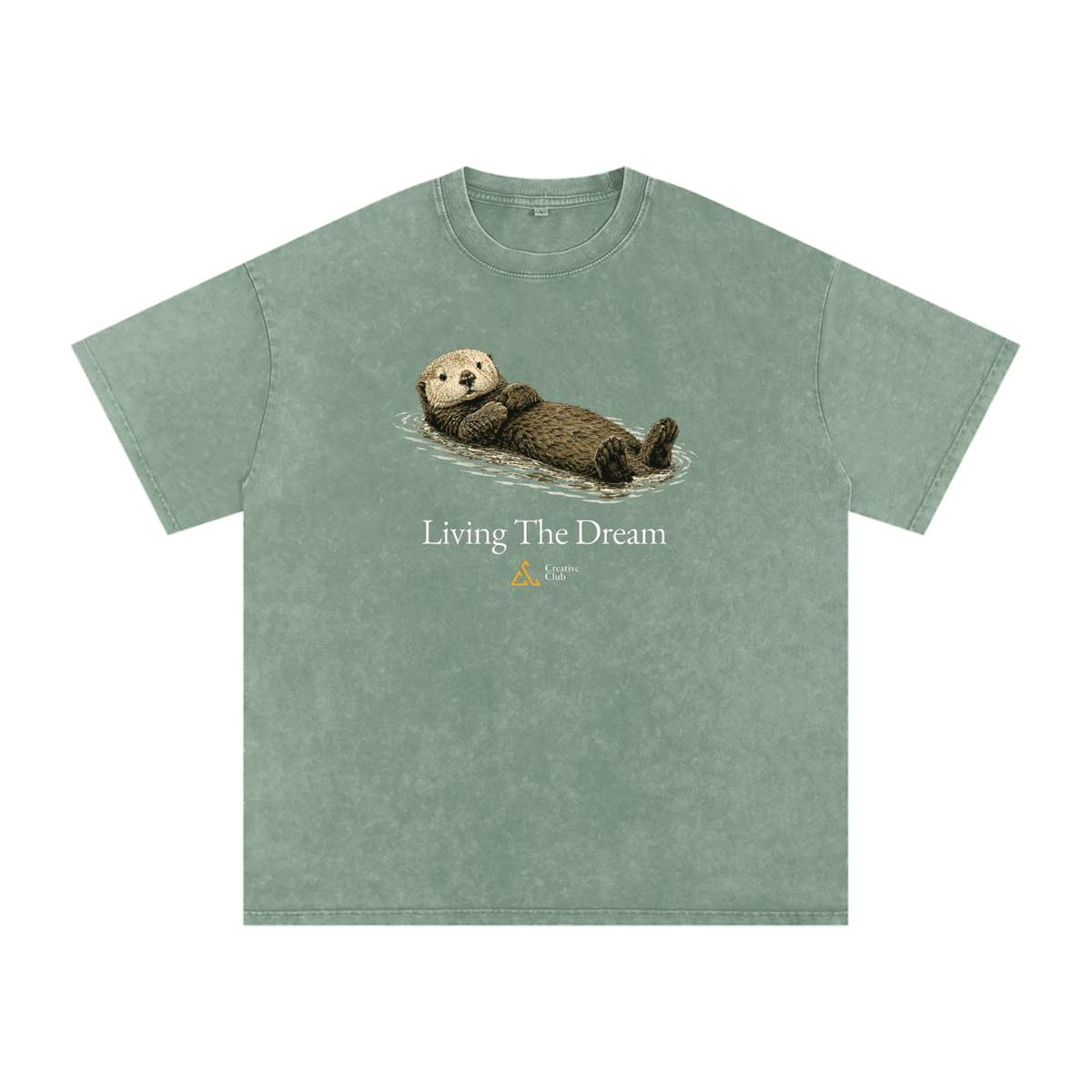 Field Notes Snow Washed Oversized Cotton T-Shirt