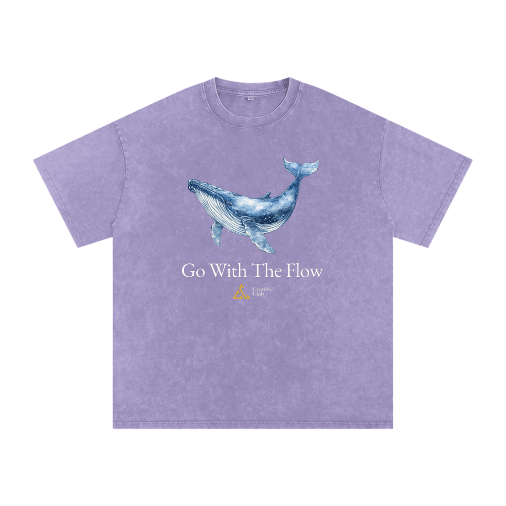 Field Notes Snow Washed Oversized Cotton T-Shirt