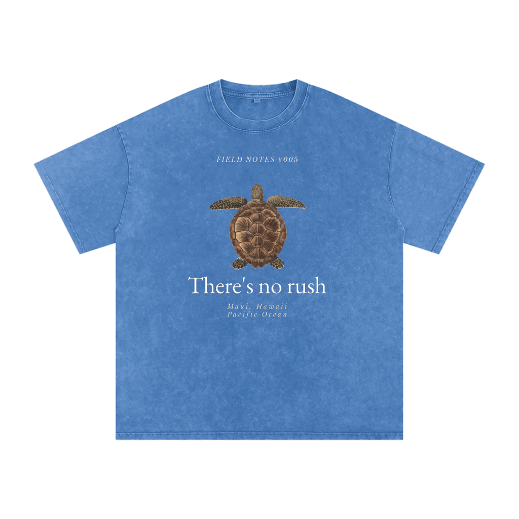 Field Notes Collection Snow Washed Oversized Cotton T-Shirt