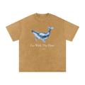 Field Notes Snow Washed Oversized Cotton T-Shirt