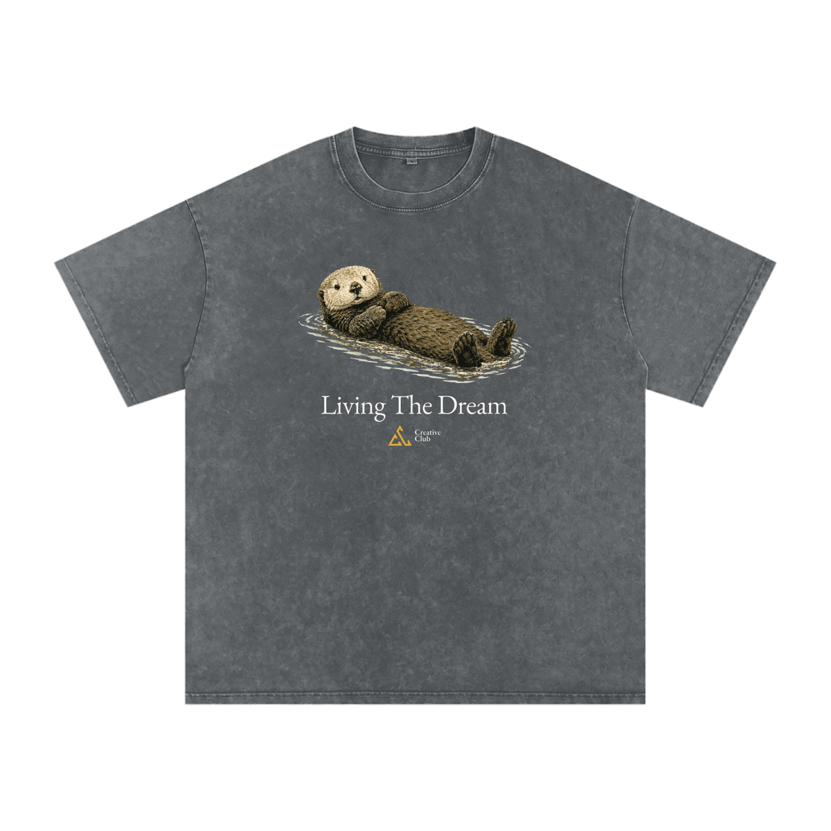 Field Notes Snow Washed Oversized Cotton T-Shirt
