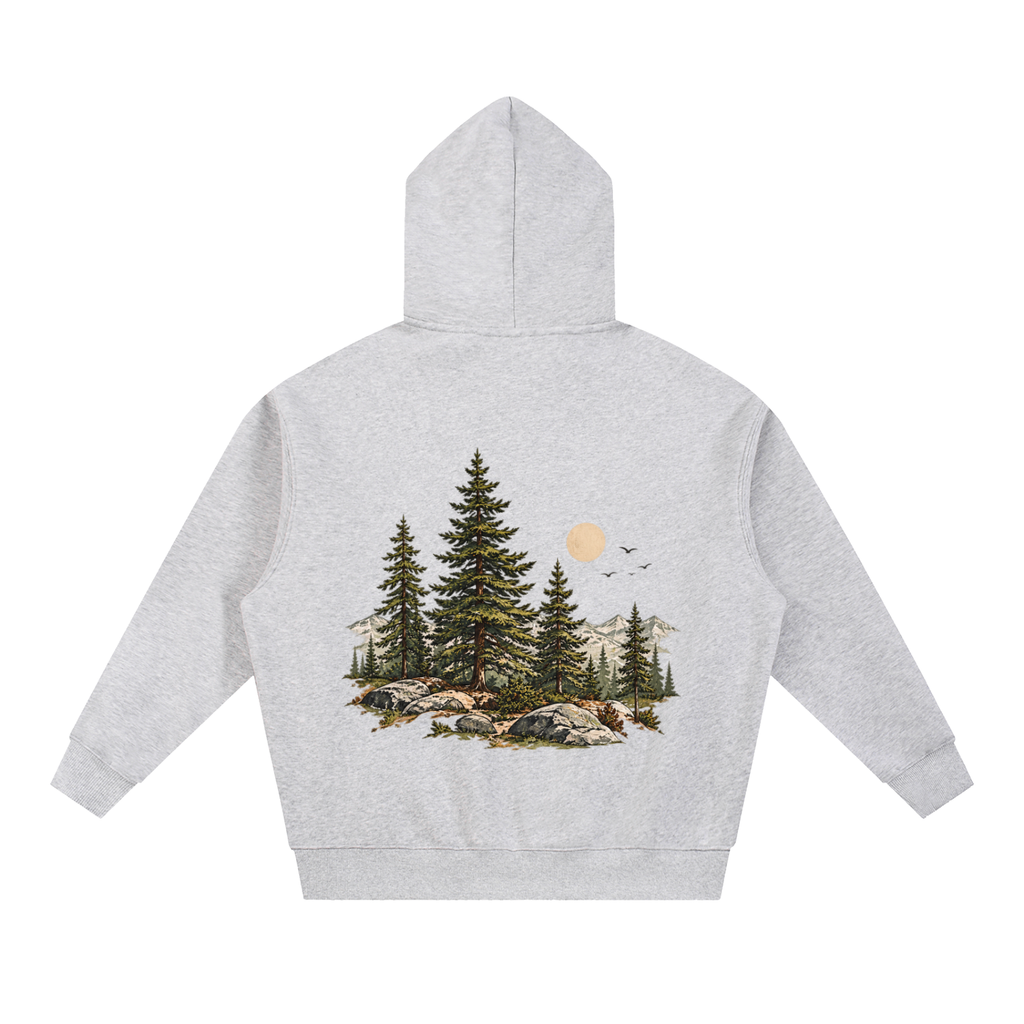 Seasonal Essential Oversized Fit Fleece Hoodie