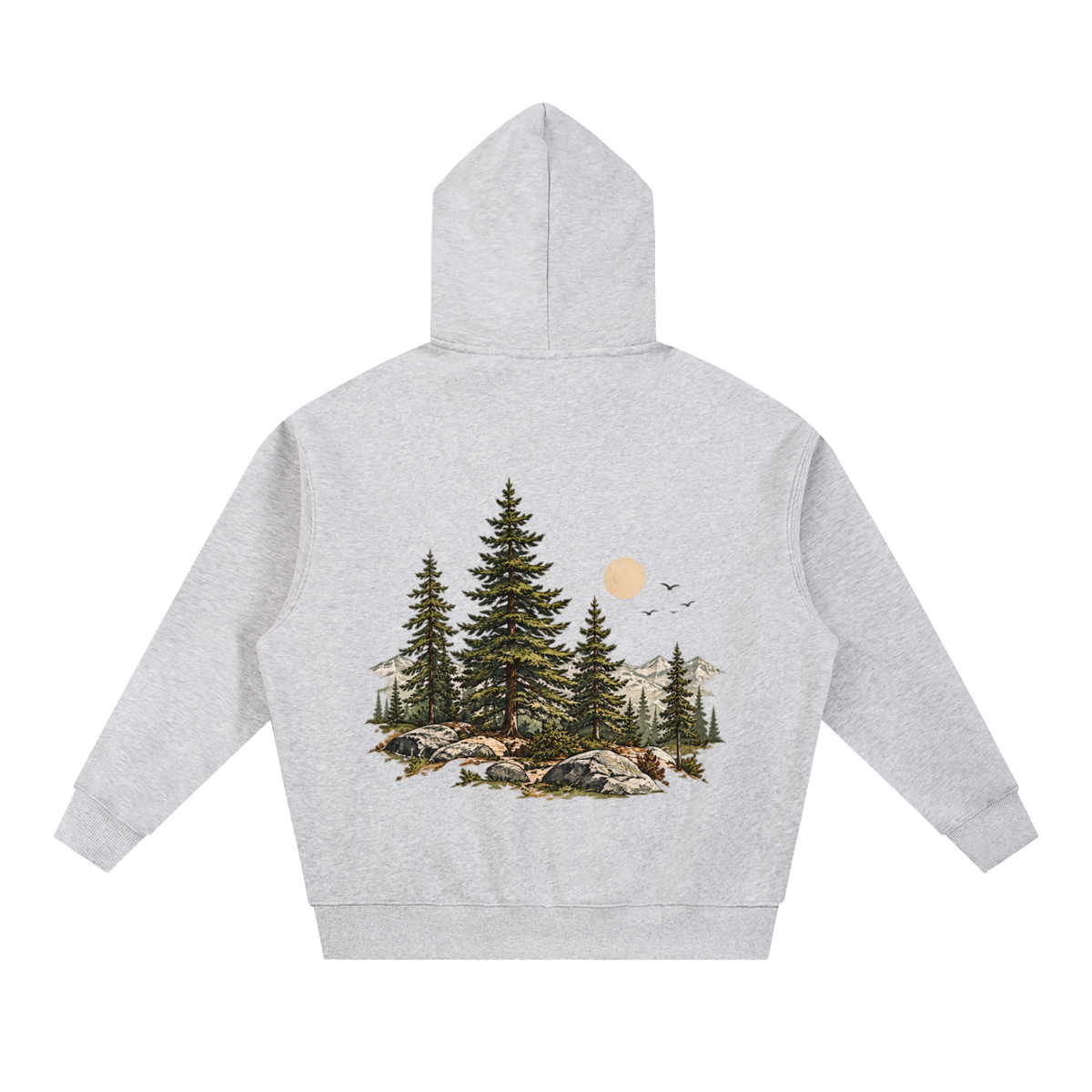 Seasonal Essential Oversized Fit Fleece Hoodie