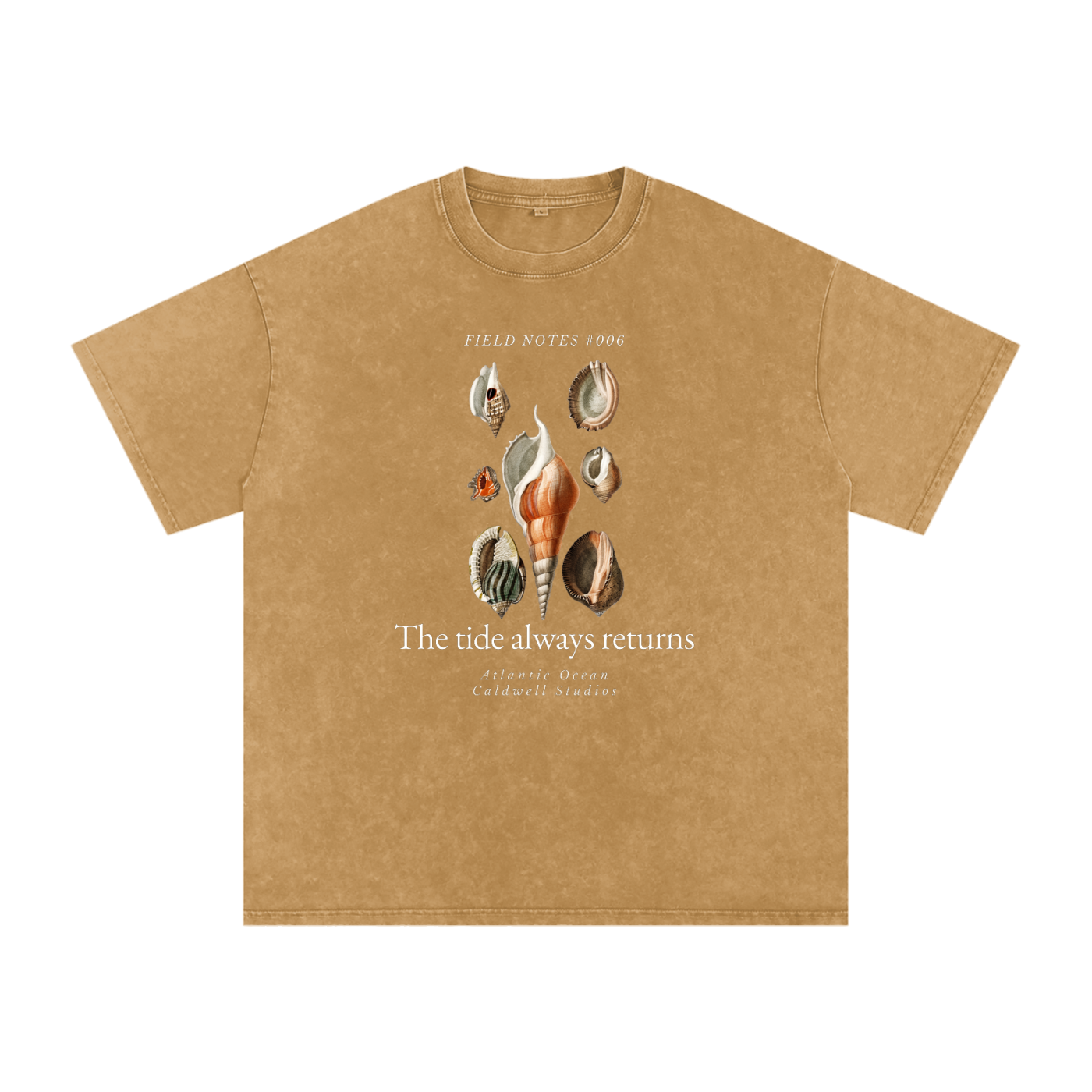 Field NotesSnow Washed Oversized Cotton T-Shirt