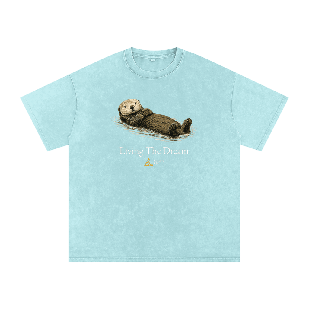 Field Notes Snow Washed Oversized Cotton T-Shirt