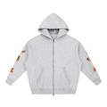 Seasonal Leaf Oversized Fleece Hoodie