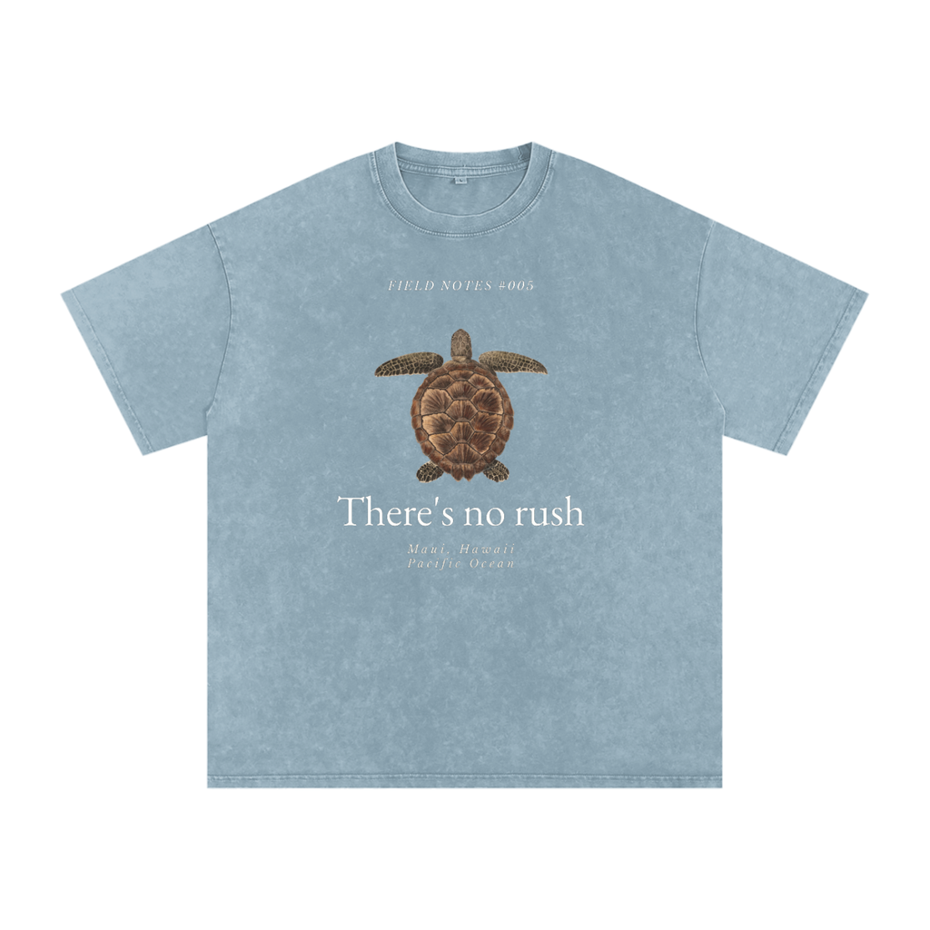 Field Notes Collection Snow Washed Oversized Cotton T-Shirt