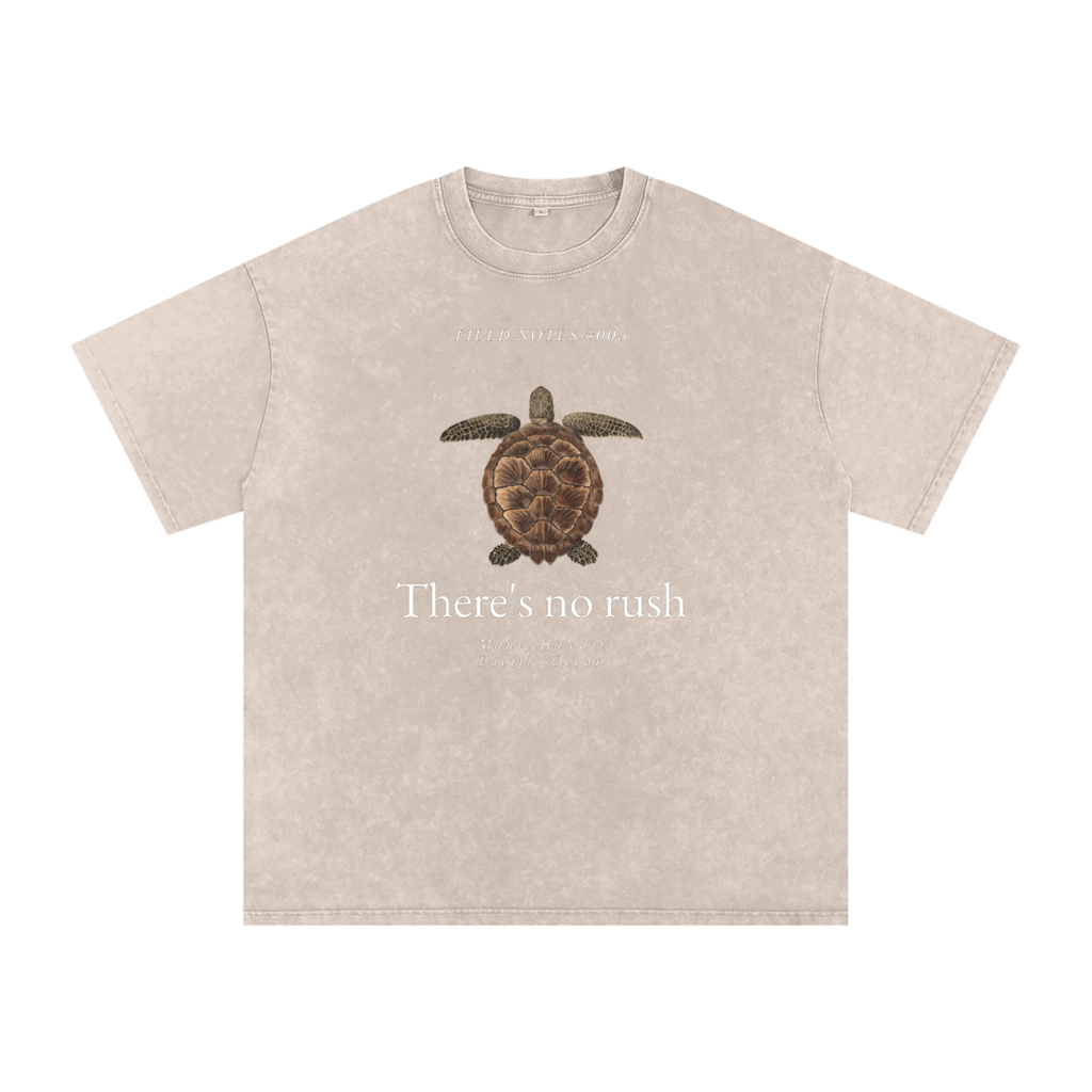 Field Notes Collection Snow Washed Oversized Cotton T-Shirt