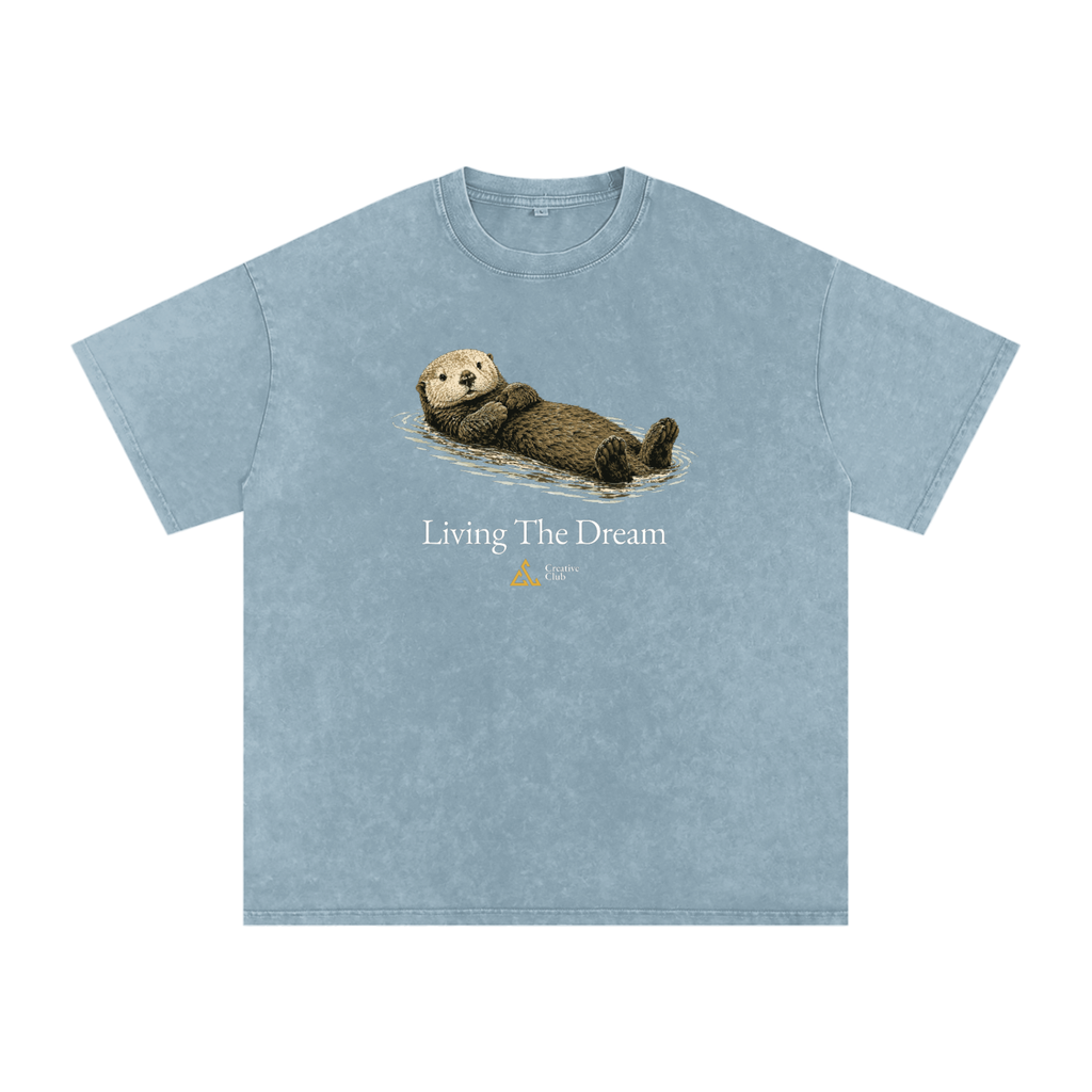 Field Notes Snow Washed Oversized Cotton T-Shirt