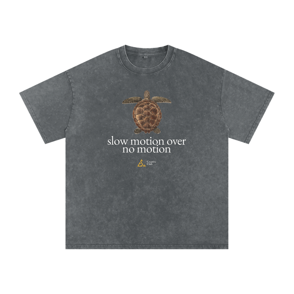 Field Notes Collection Snow Washed Oversized Cotton T-Shirt