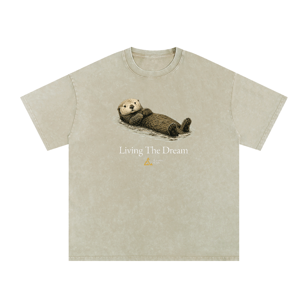 Field Notes Snow Washed Oversized Cotton T-Shirt