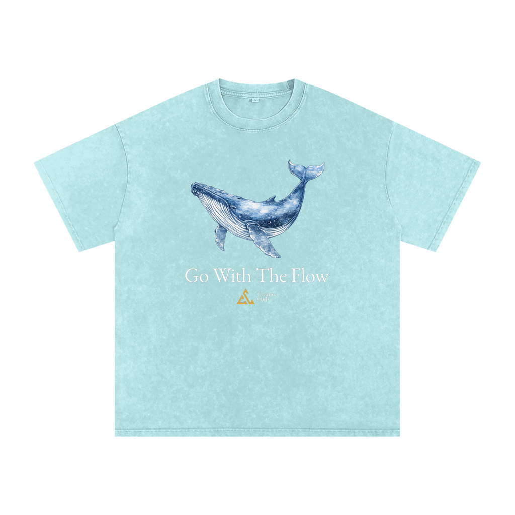 Field Notes Snow Washed Oversized Cotton T-Shirt