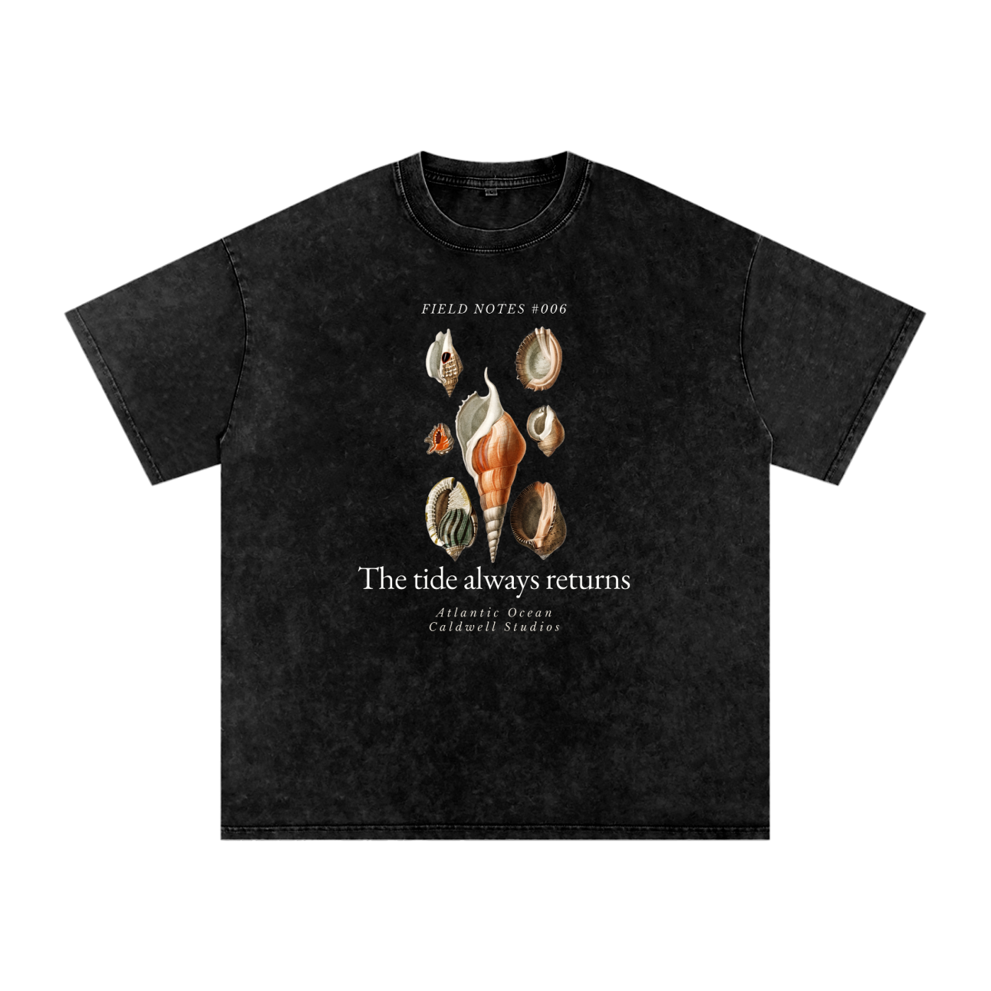 Field NotesSnow Washed Oversized Cotton T-Shirt