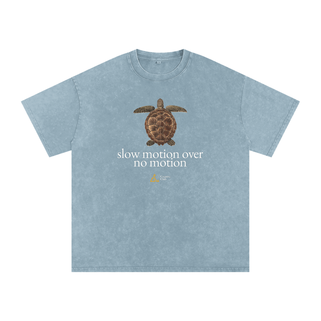 Field Notes Collection Snow Washed Oversized Cotton T-Shirt