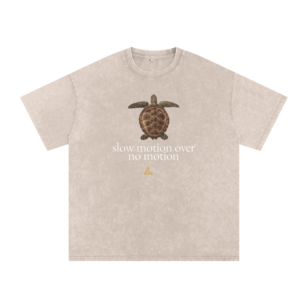 Field Notes Collection Snow Washed Oversized Cotton T-Shirt