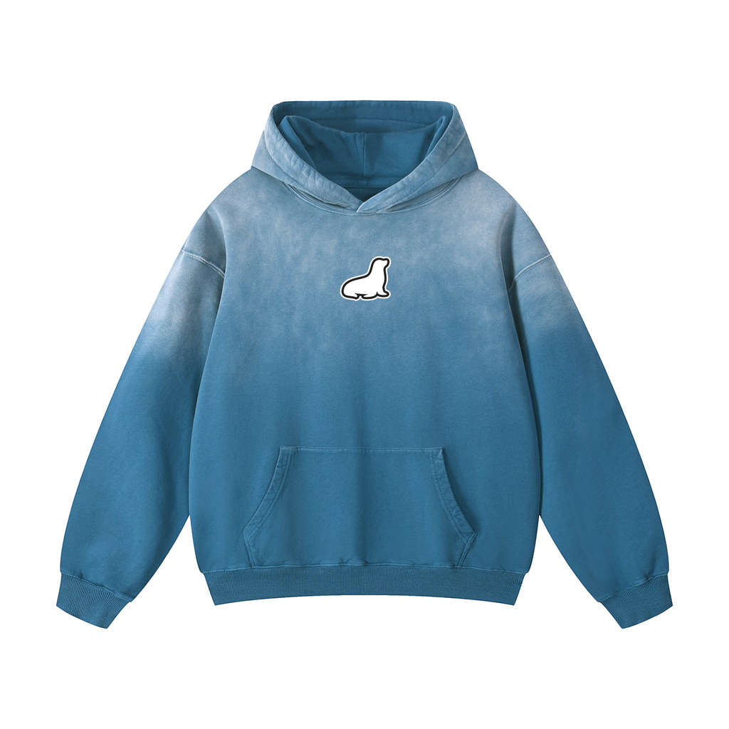 Founders Logo Heavyweight Sunfade Oversized Hoodie
