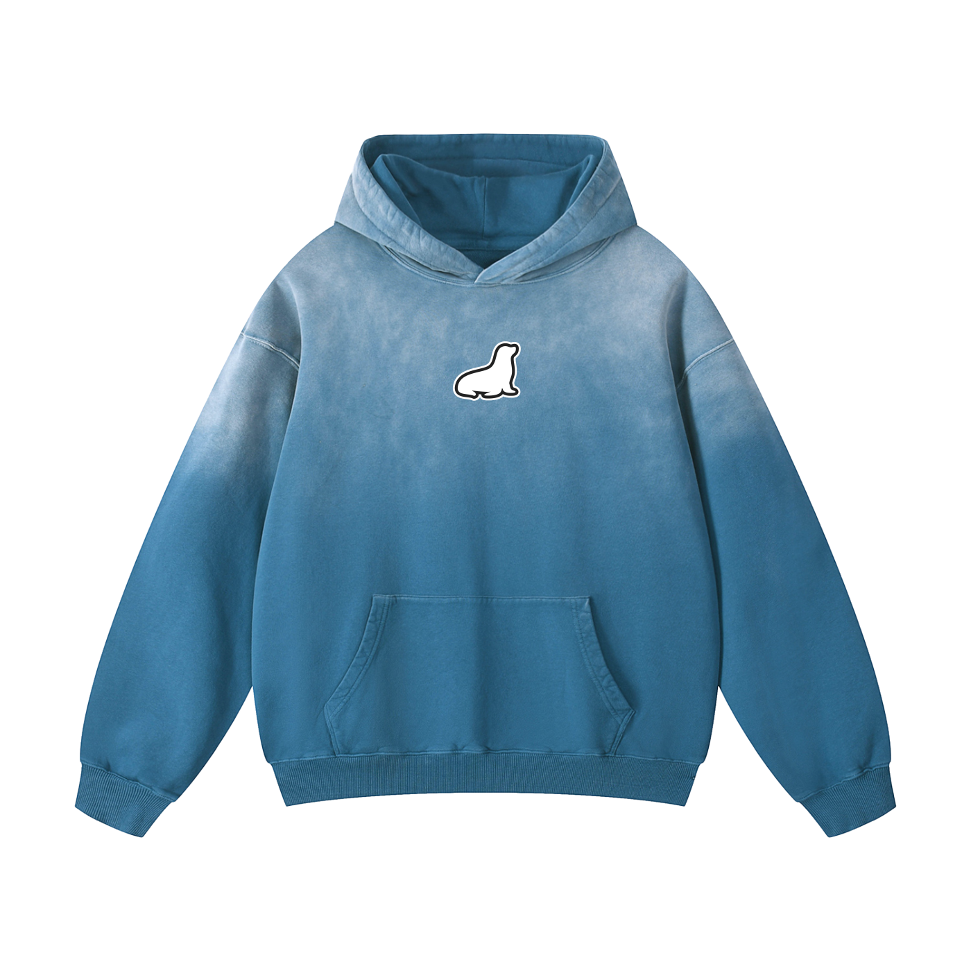 Founders Logo Heavyweight Sunfade Oversized Hoodie