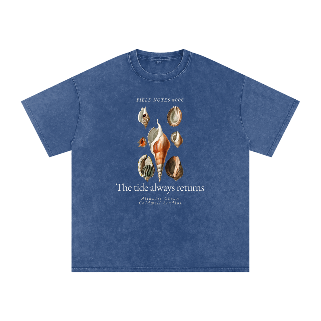 Field NotesSnow Washed Oversized Cotton T-Shirt