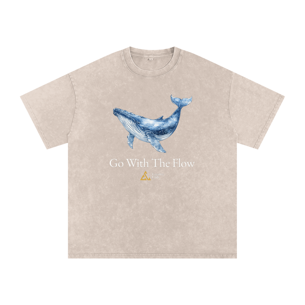 Field Notes Snow Washed Oversized Cotton T-Shirt