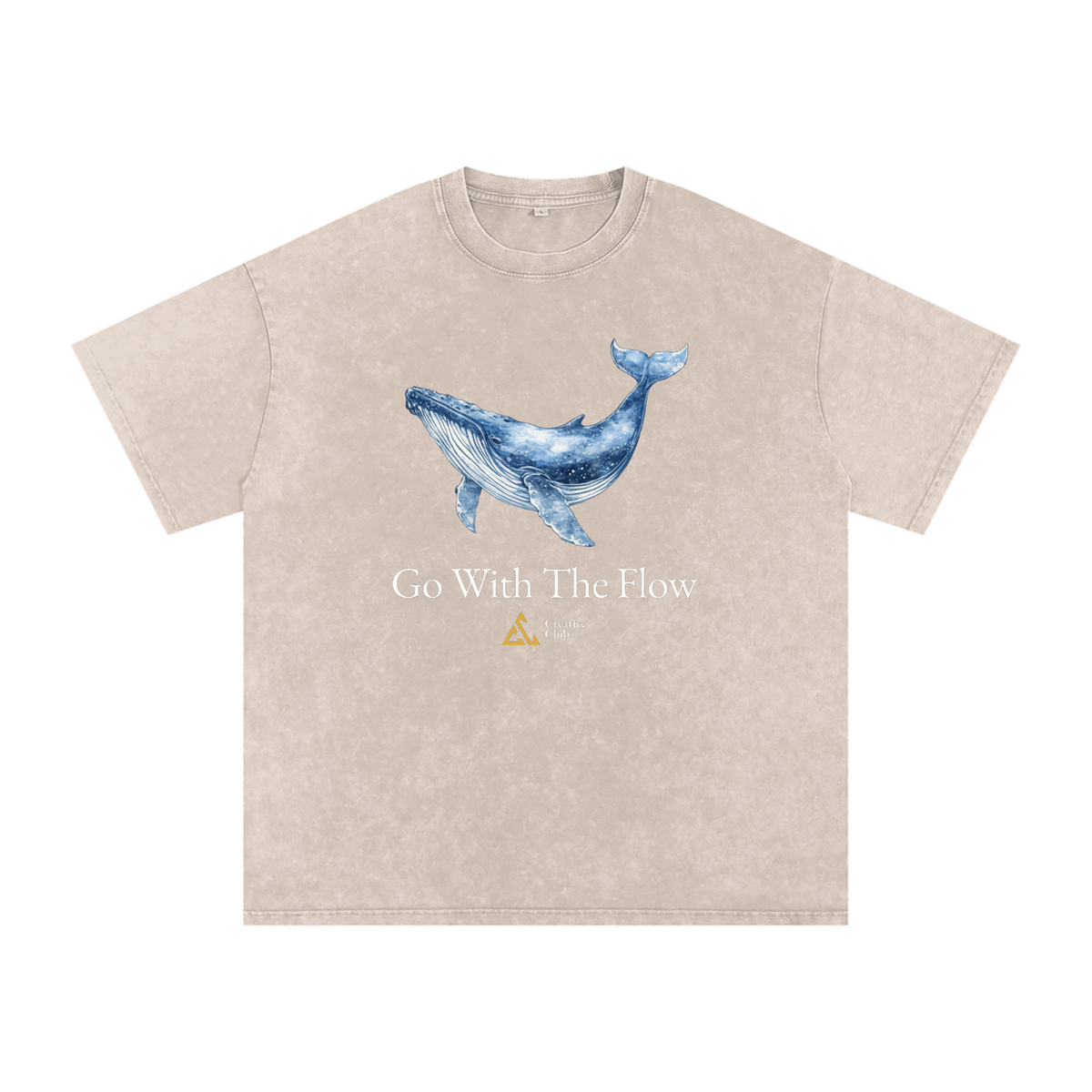 Field Notes Snow Washed Oversized Cotton T-Shirt