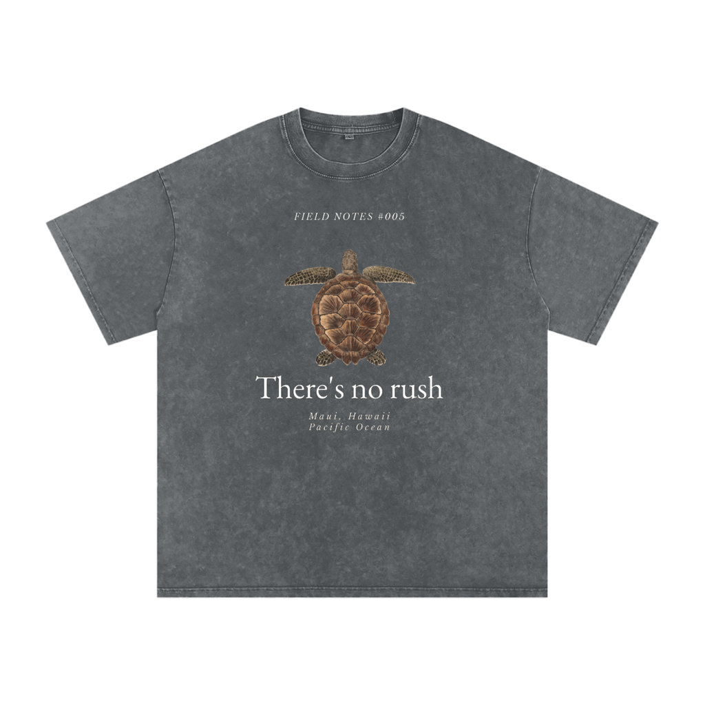 Field Notes Collection Snow Washed Oversized Cotton T-Shirt