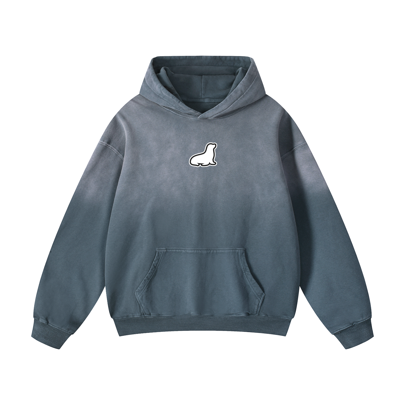 Founders Logo Heavyweight Sunfade Oversized Hoodie