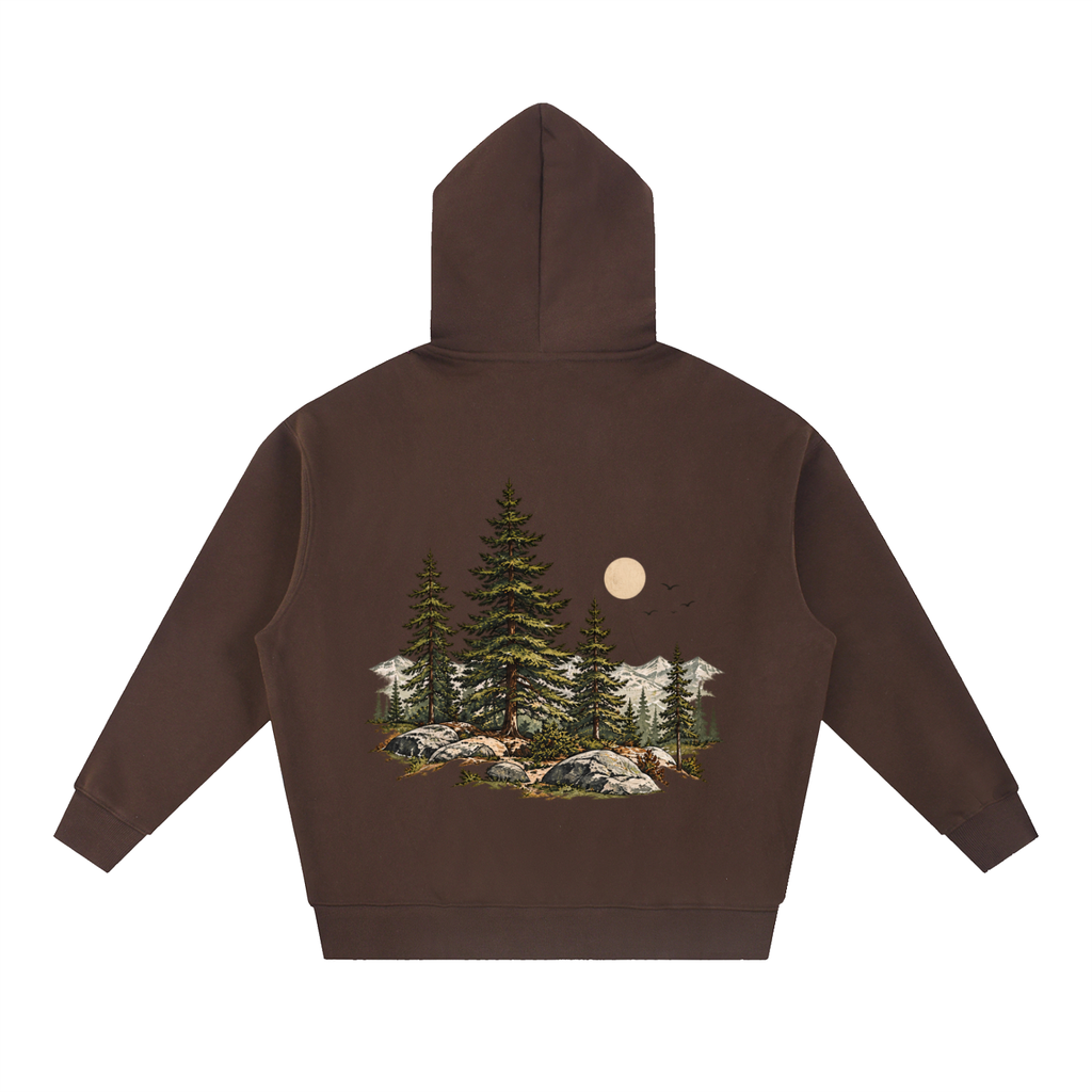 Seasonal Essential Oversized Fit Fleece Hoodie