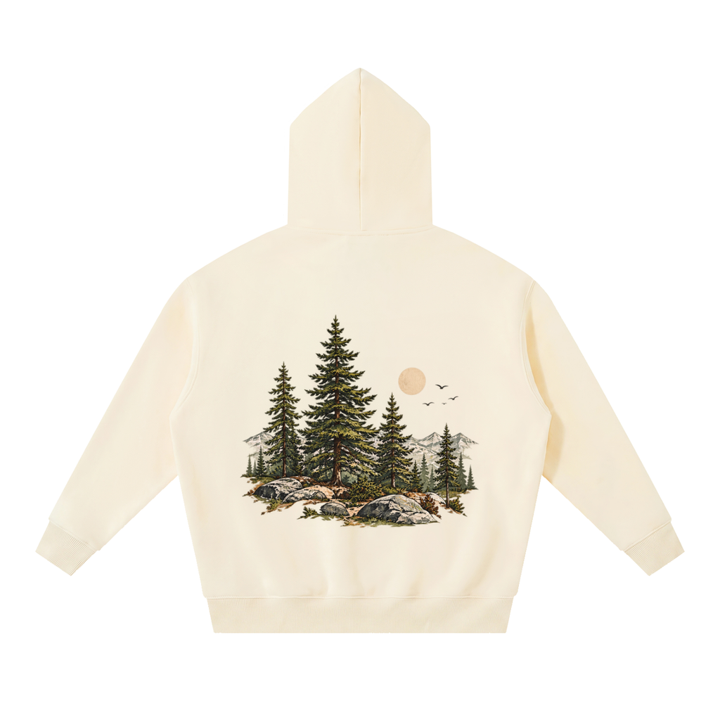 Seasonal Essential Oversized Fit Fleece Hoodie