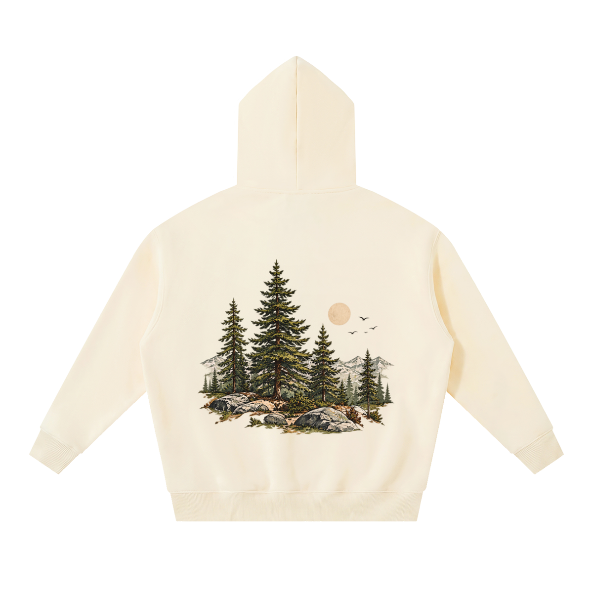 Seasonal Essential Oversized Fit Fleece Hoodie