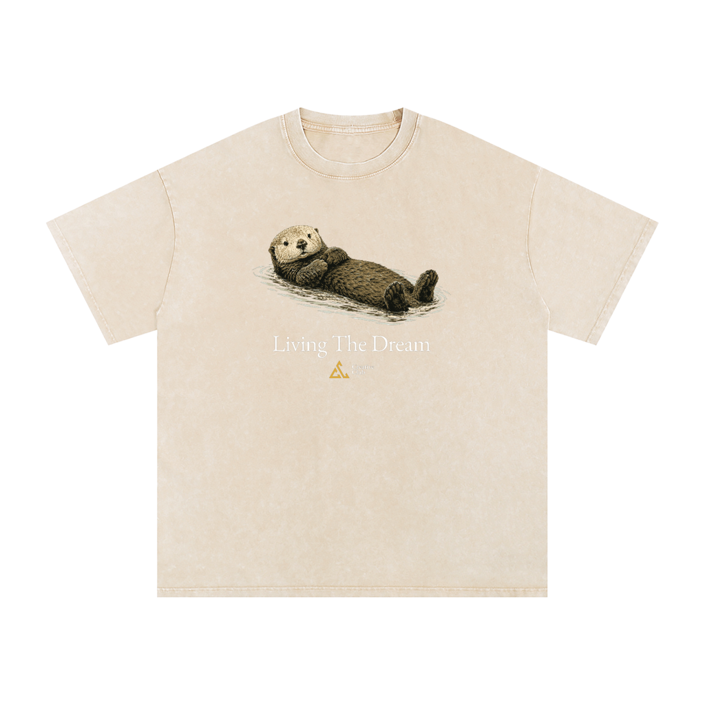 Field Notes Snow Washed Oversized Cotton T-Shirt