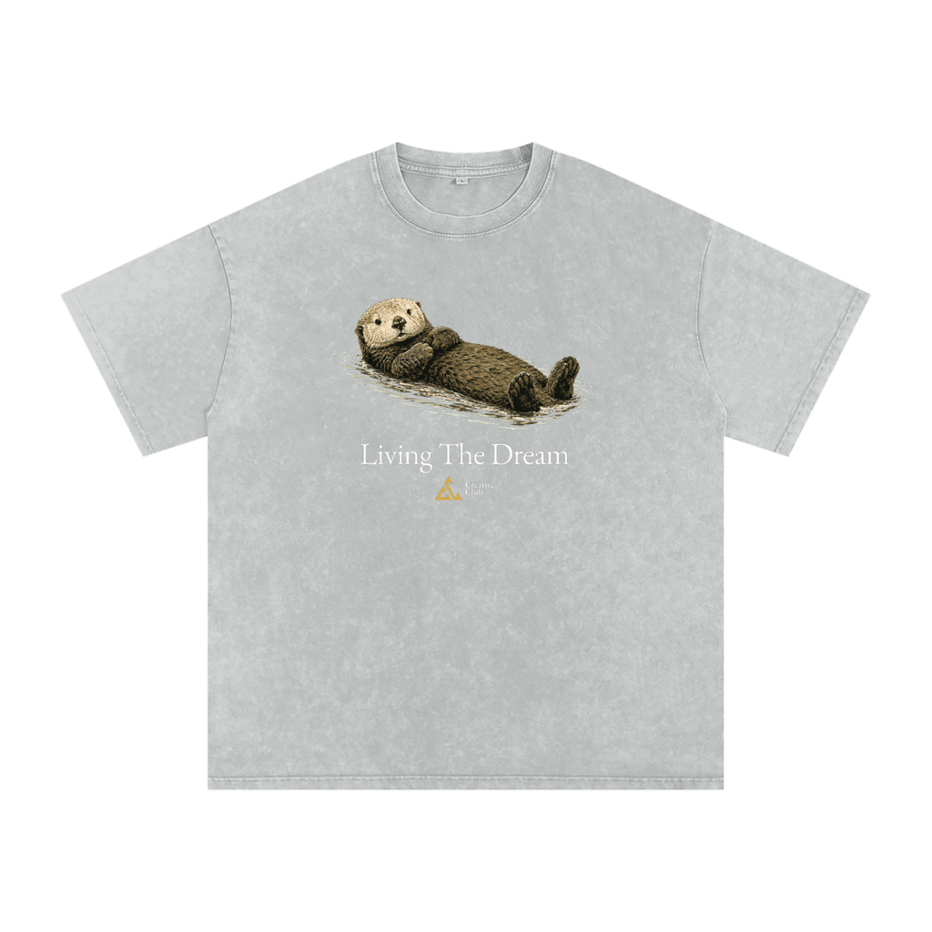 Field Notes Snow Washed Oversized Cotton T-Shirt