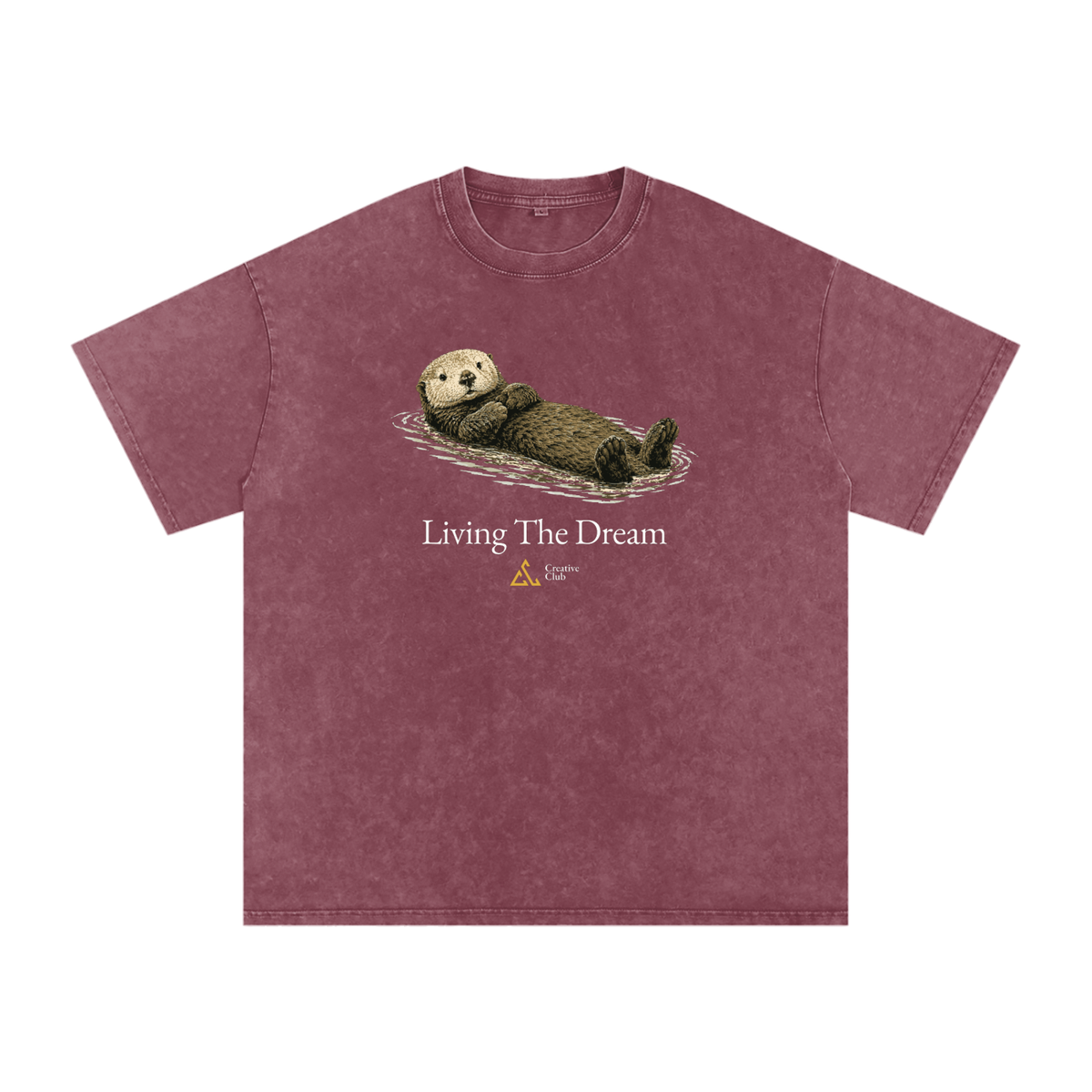 Field Notes Snow Washed Oversized Cotton T-Shirt