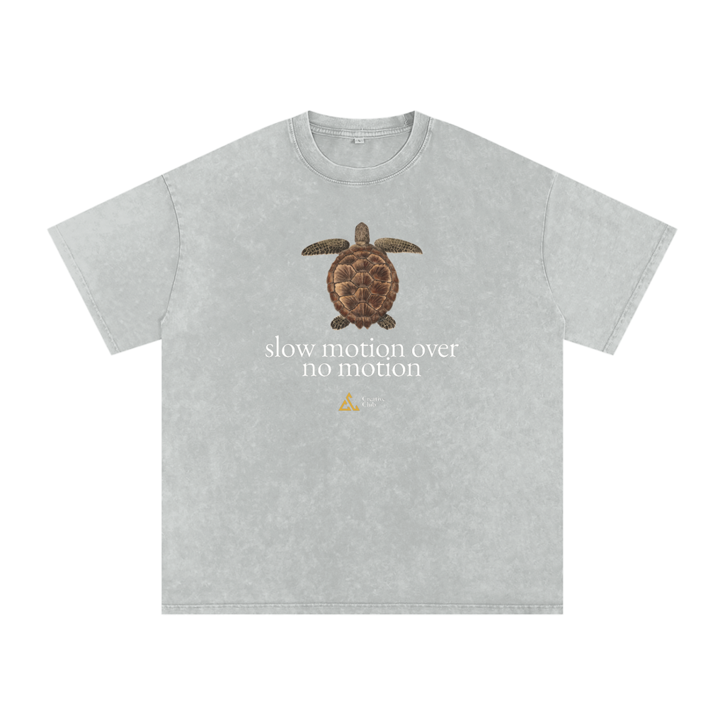 Field Notes Collection Snow Washed Oversized Cotton T-Shirt