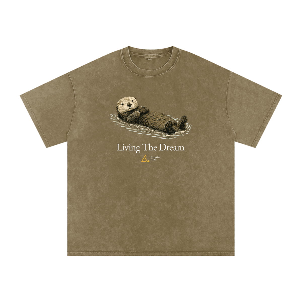 Field Notes Snow Washed Oversized Cotton T-Shirt