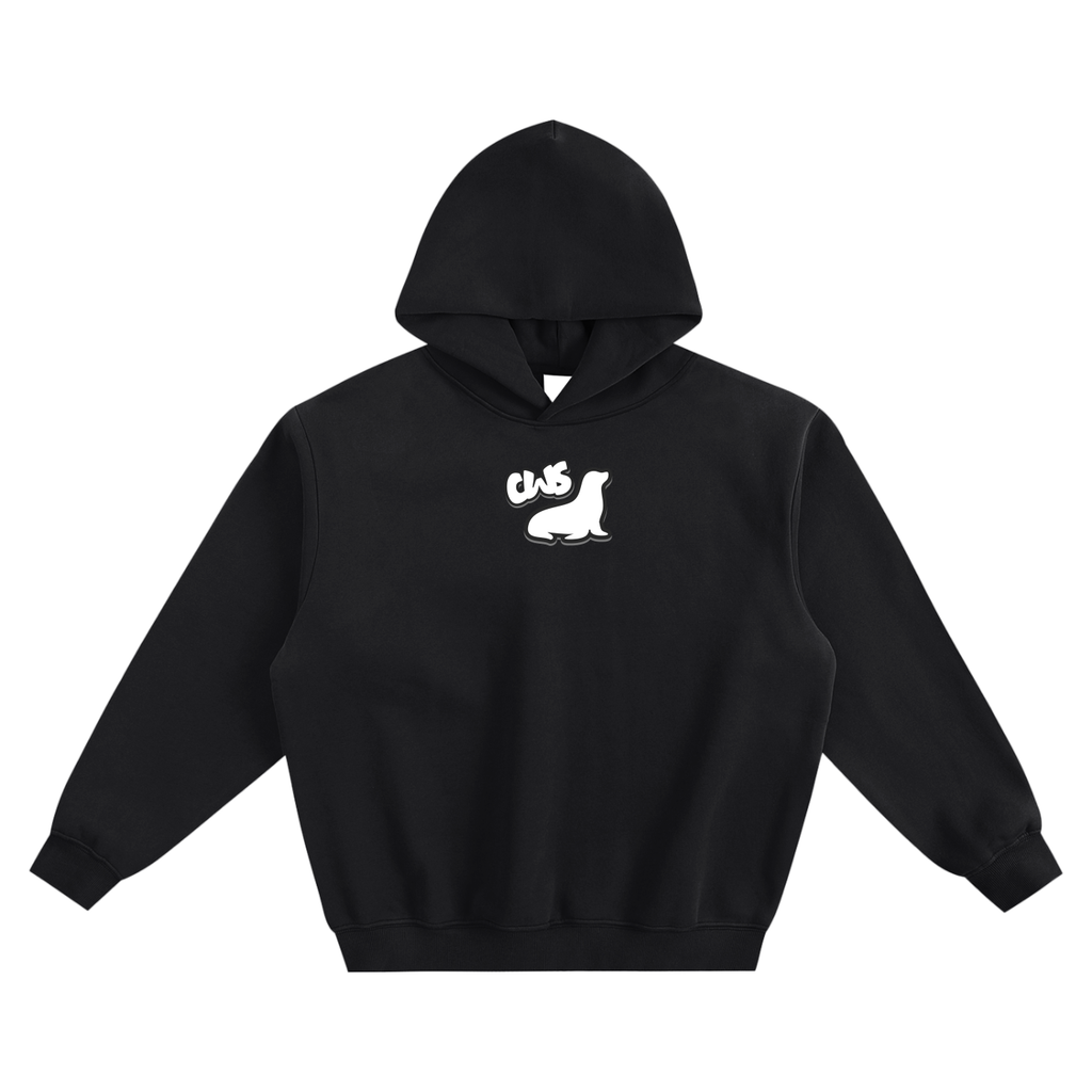 Founders Logo Fleeced Boxy Hoodie