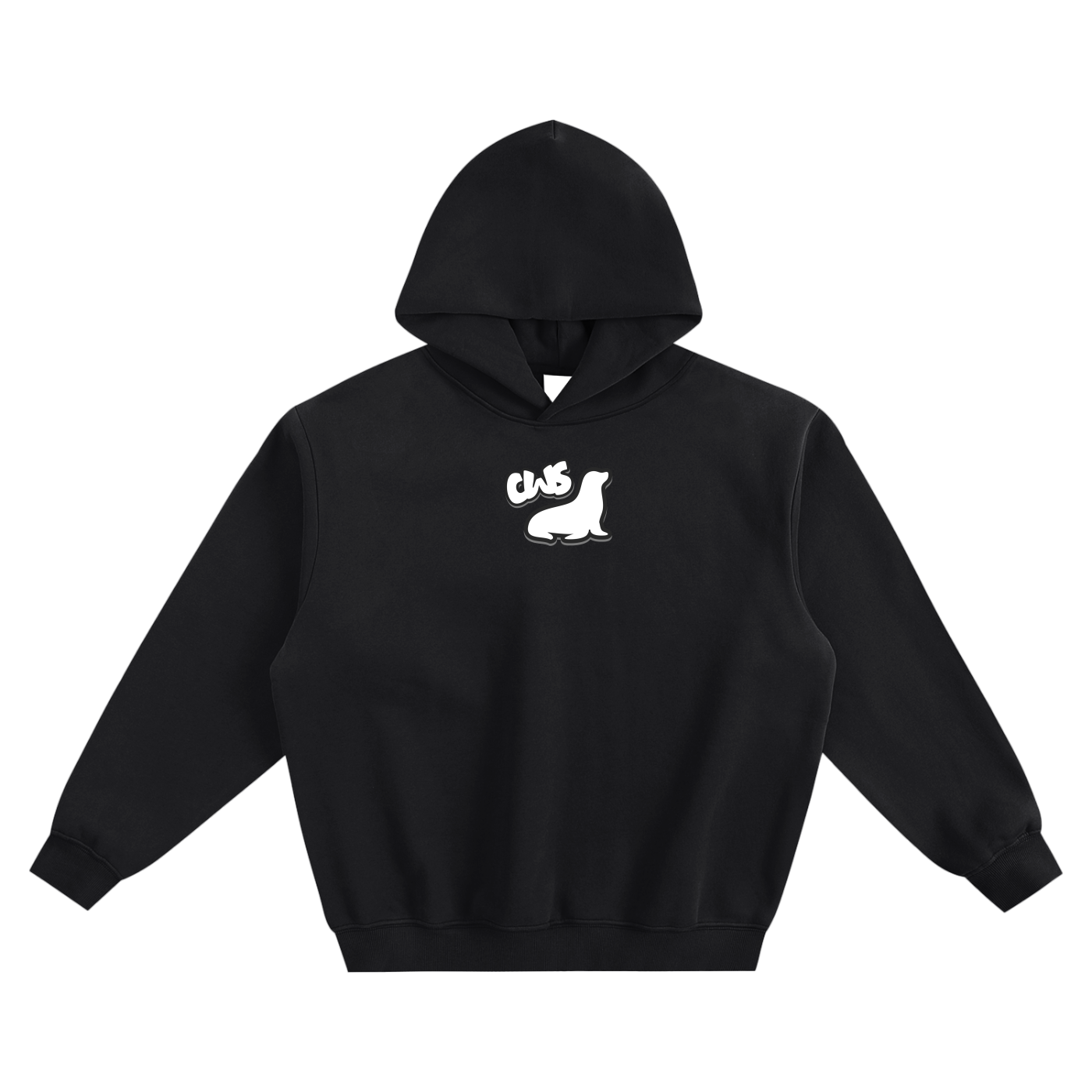 Founders Logo Fleeced Boxy Hoodie